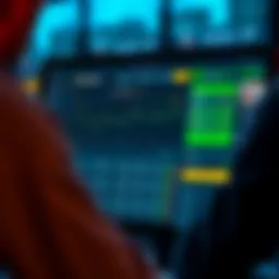 Illustration of a digital betting platform interface