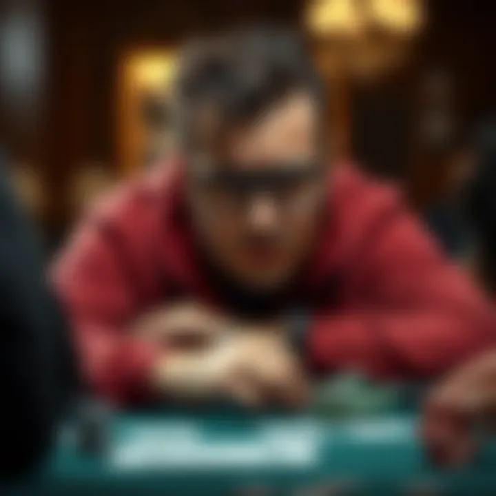 A visual representation of poker psychology