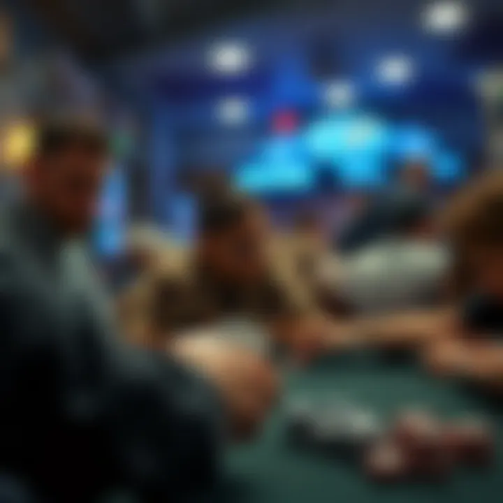 Psychological elements in poker