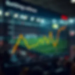 Graph showing Premier League odds fluctuations