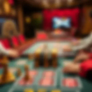 Strategic betting table layout