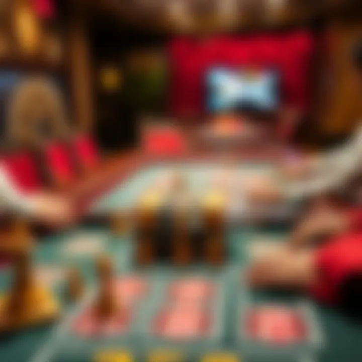 Strategic betting table layout