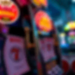 A captivating collage of a slot machine and bingo card, showcasing the fusion of gaming elements.