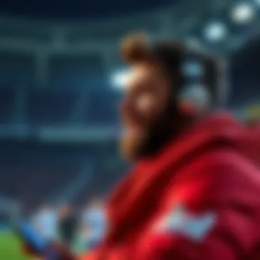 An engaging social media platform highlighting sports discussions and fan interactions