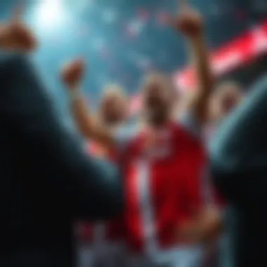 Celebration of a Spartak Moscow victory