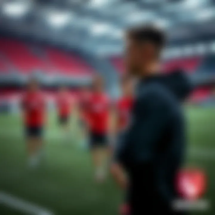 Young talents at Spartak Moscow's training facility