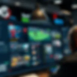 Diverse sports betting interface showcasing various sports options