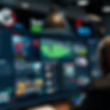 Diverse sports betting interface showcasing various sports options