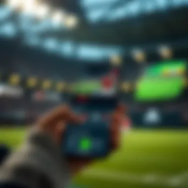 User-friendly sports betting experience on a mobile app