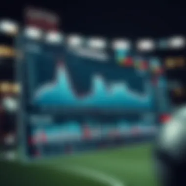 An engaging chart showing statistical analysis in sports betting