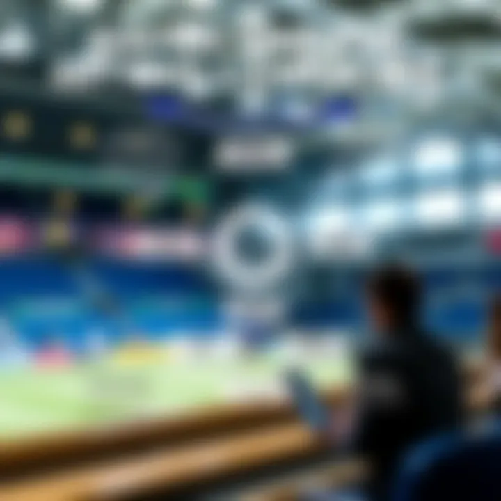 Diagram depicting the flow of a sports betting system