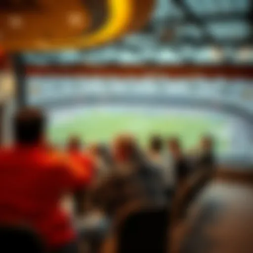 Diverse locations for sports viewing, showcasing a blend of traditional and modern settings