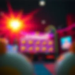 Vibrant online casino gaming interface showcasing Starburst slots