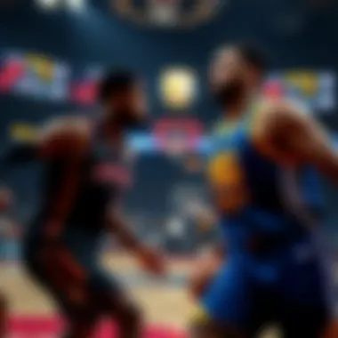 Strategic gameplay showcasing the styles of both teams