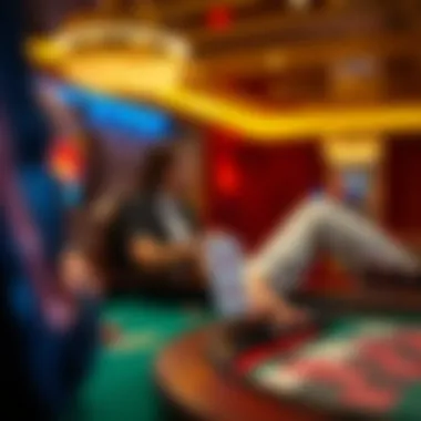 A visual representation of casino gaming excitement