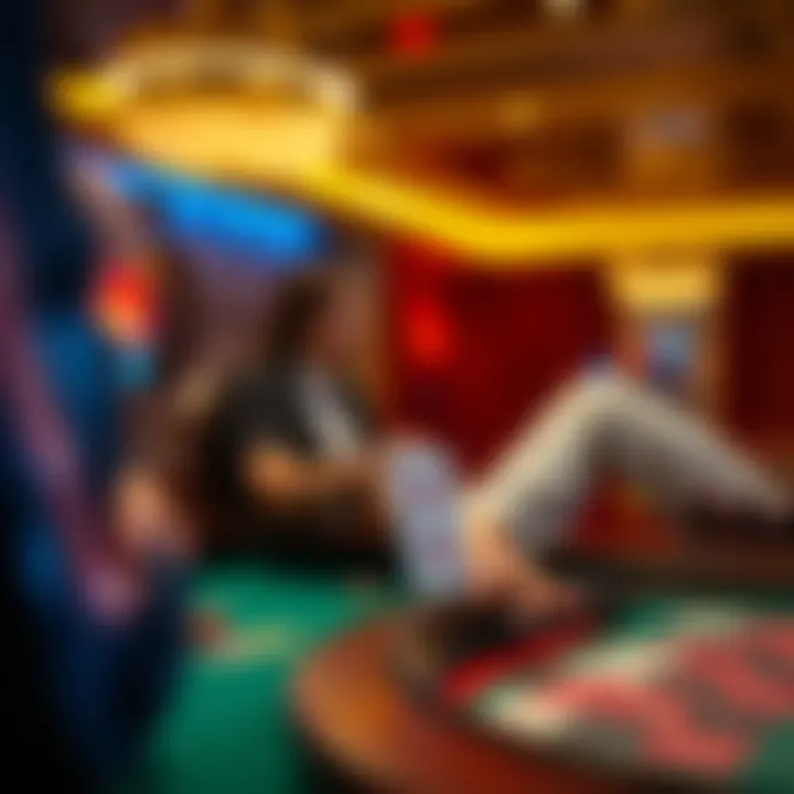 A visual representation of casino gaming excitement