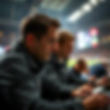 An intricate depiction of sports betting strategy