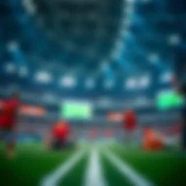 Conceptual illustration of live betting platforms