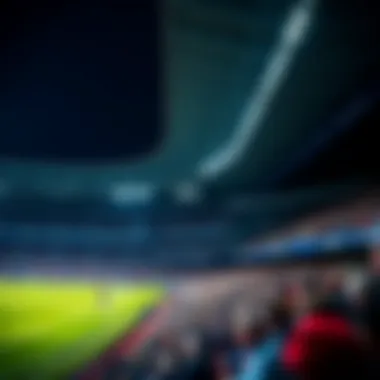 Tottenham Hotspur stadium during a match