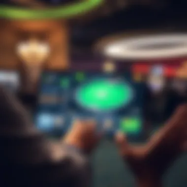 User interface experience on Unibet poker platform