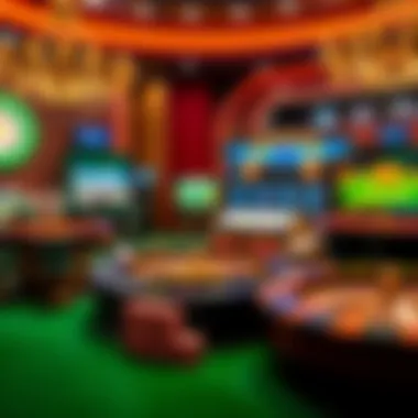 Diverse Games in Online Casinos A visual representation of various online casino games