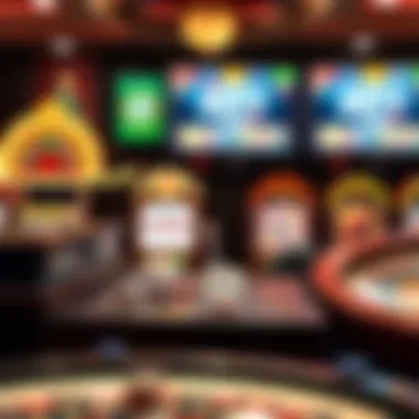 Diverse Casino Game Offerings An illustration depicting various types of casino games