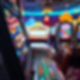 Virtual slot machine with vibrant graphics