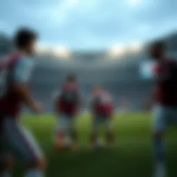 Tactical formations of West Ham and Tottenham