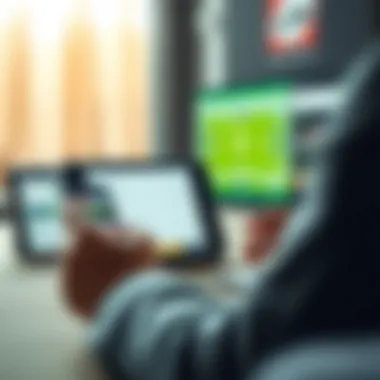 Mobile betting experience on various devices