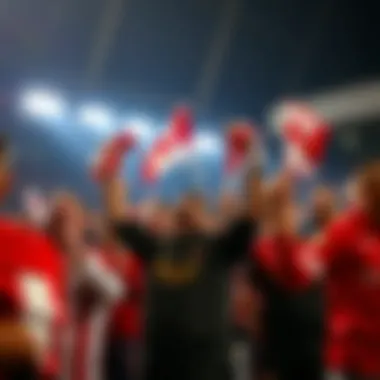 Celebration of Wrexham FC Fans Celebration of Wrexham FC fans