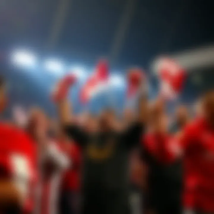 Celebration of Wrexham FC Fans Celebration of Wrexham FC fans