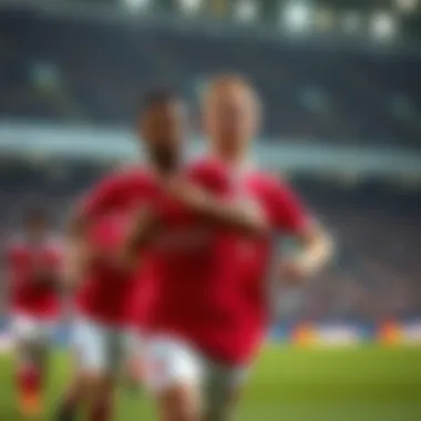 Wrexham FC Team in Action Wrexham FC team in action